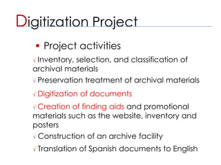 Digitization projects for libraries c samaniego | PDF