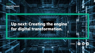 Up next: Creating the engine
for digital transformation.
SHARE
 