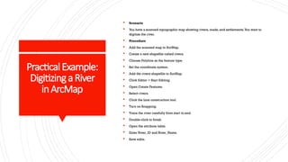 Comprehensive Guide to Digitizing Maps Using ArcMap GIS Software | PPTX