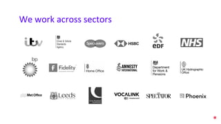 We work across sectors
 