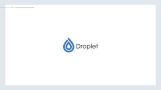 DROPLET APPLICATION DELIVERY SIMPLIFIED
 