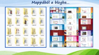 Mappából a blogba… 
 