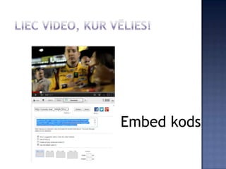 Embed kods
 