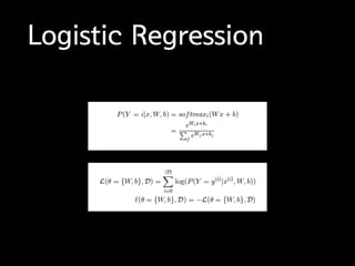 Logistic Regression
 