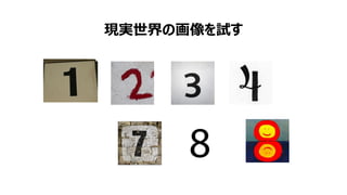 現実世界の画像を試す
 