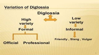 Diglossia | PPTX
