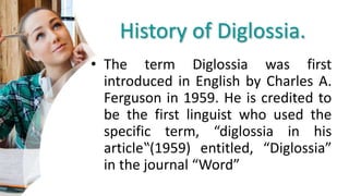 Diglossia | PPTX