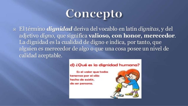 Dignidad