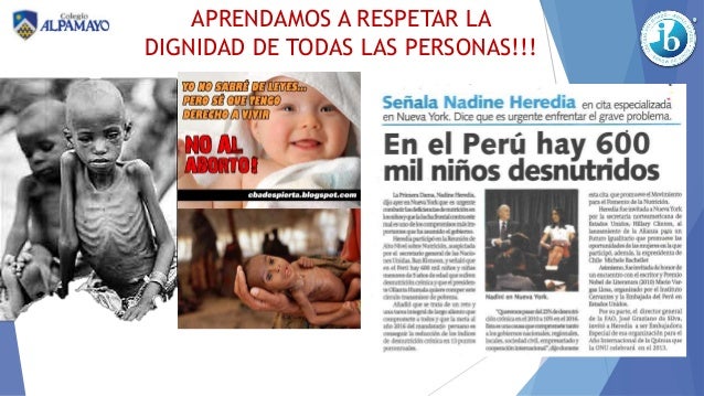 Dignidad de la Persona.