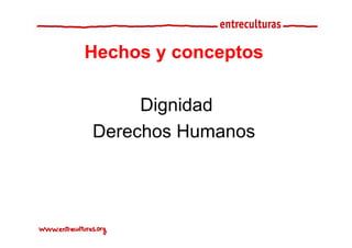 Hechos y conceptos

     Dignidad
Derechos Humanos
 