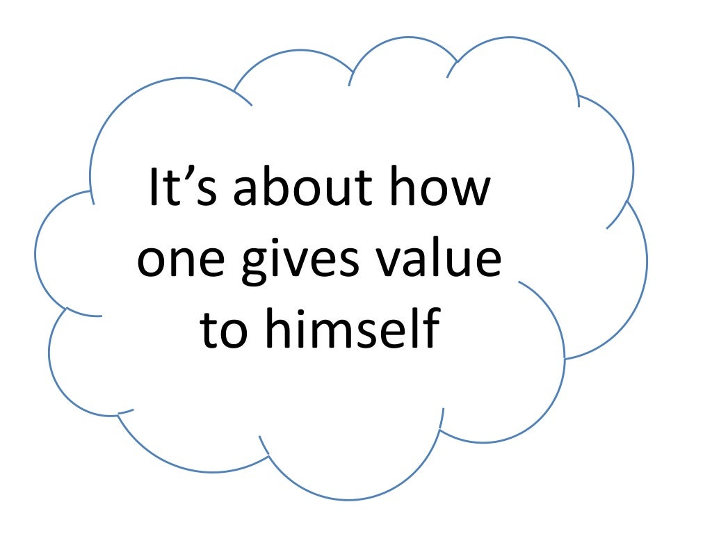 Dignidad ng tao, Pangangalagaan ko