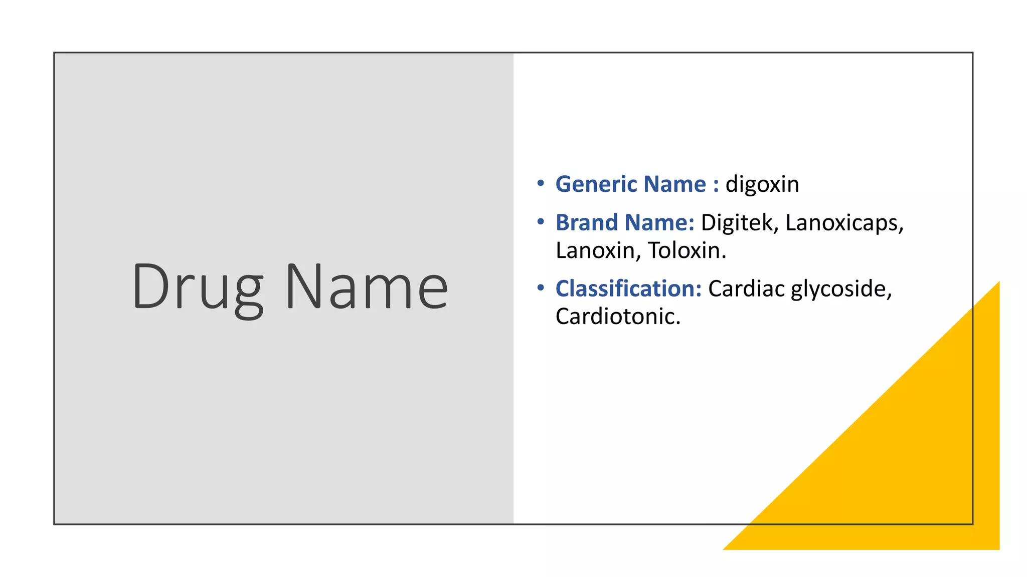 Digoxin.pptx | Free Download