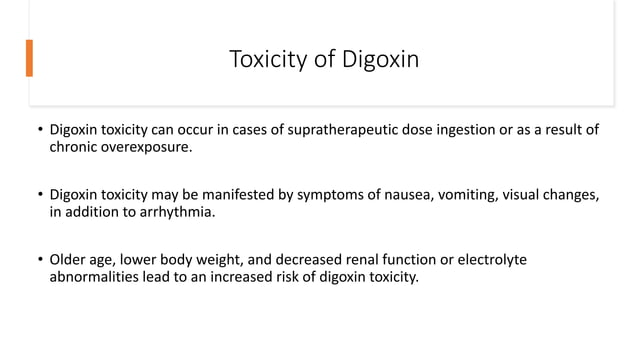 Digoxin.pptx | Free Download