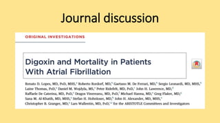Journal discussion
 