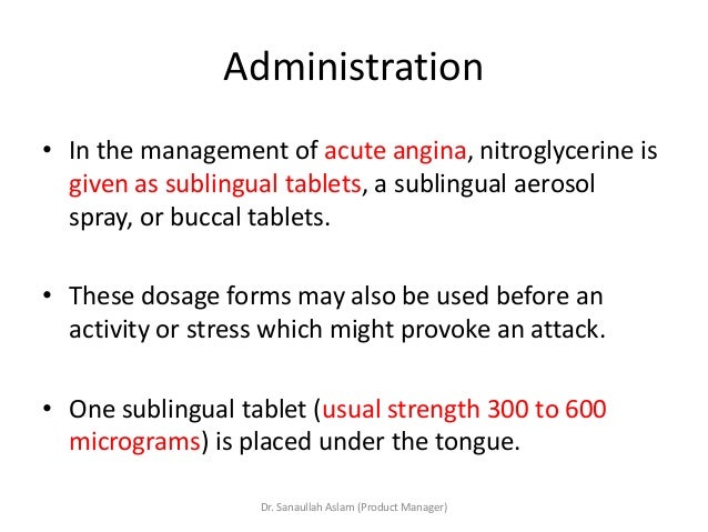 what to monitor when administering nitroglycerin