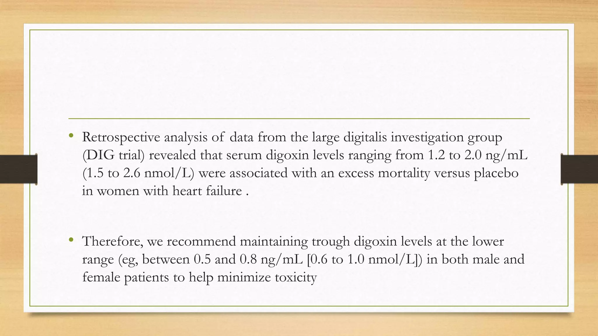 Digoxin toxicity | PPTX
