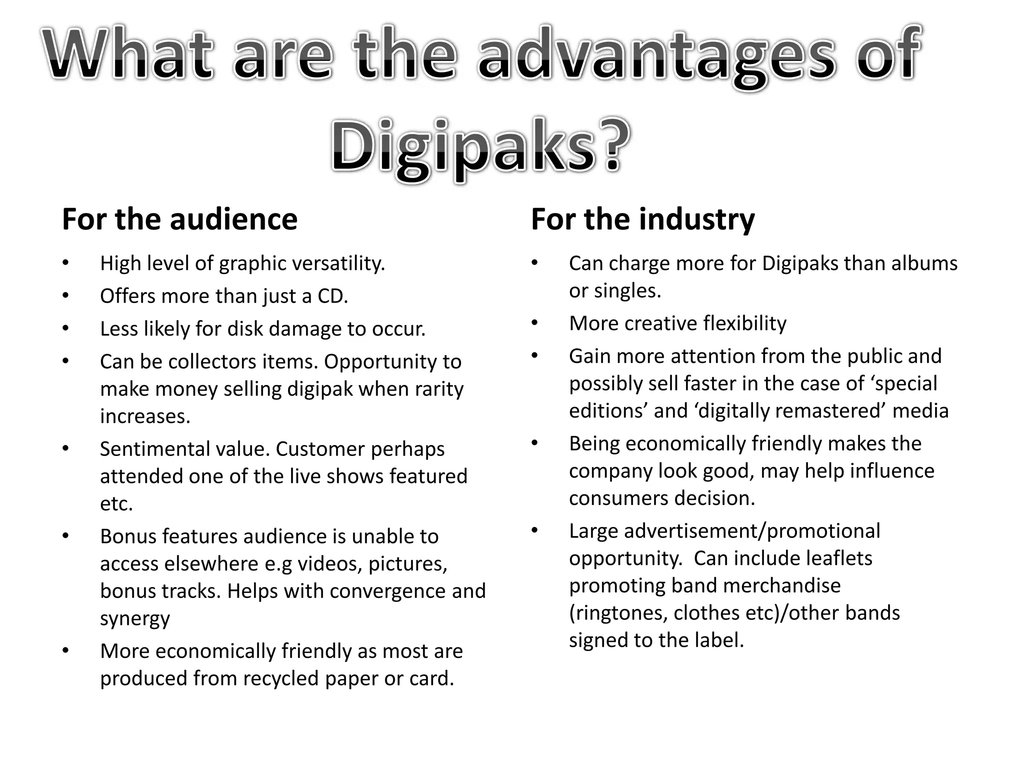 what-is-a-digipak-ppt