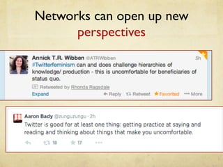 Scholarly Networks: Friend or Foe or Risky Fray? ALL OF THE ABOVE