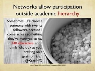Scholarly Networks: Friend or Foe or Risky Fray? ALL OF THE ABOVE