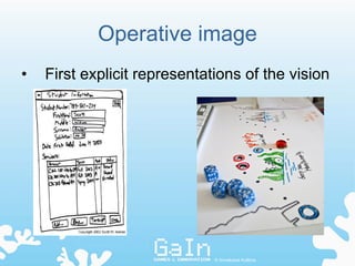 Operative image
•   First explicit representations of the vision




                              © Annakaisa Kultima
 