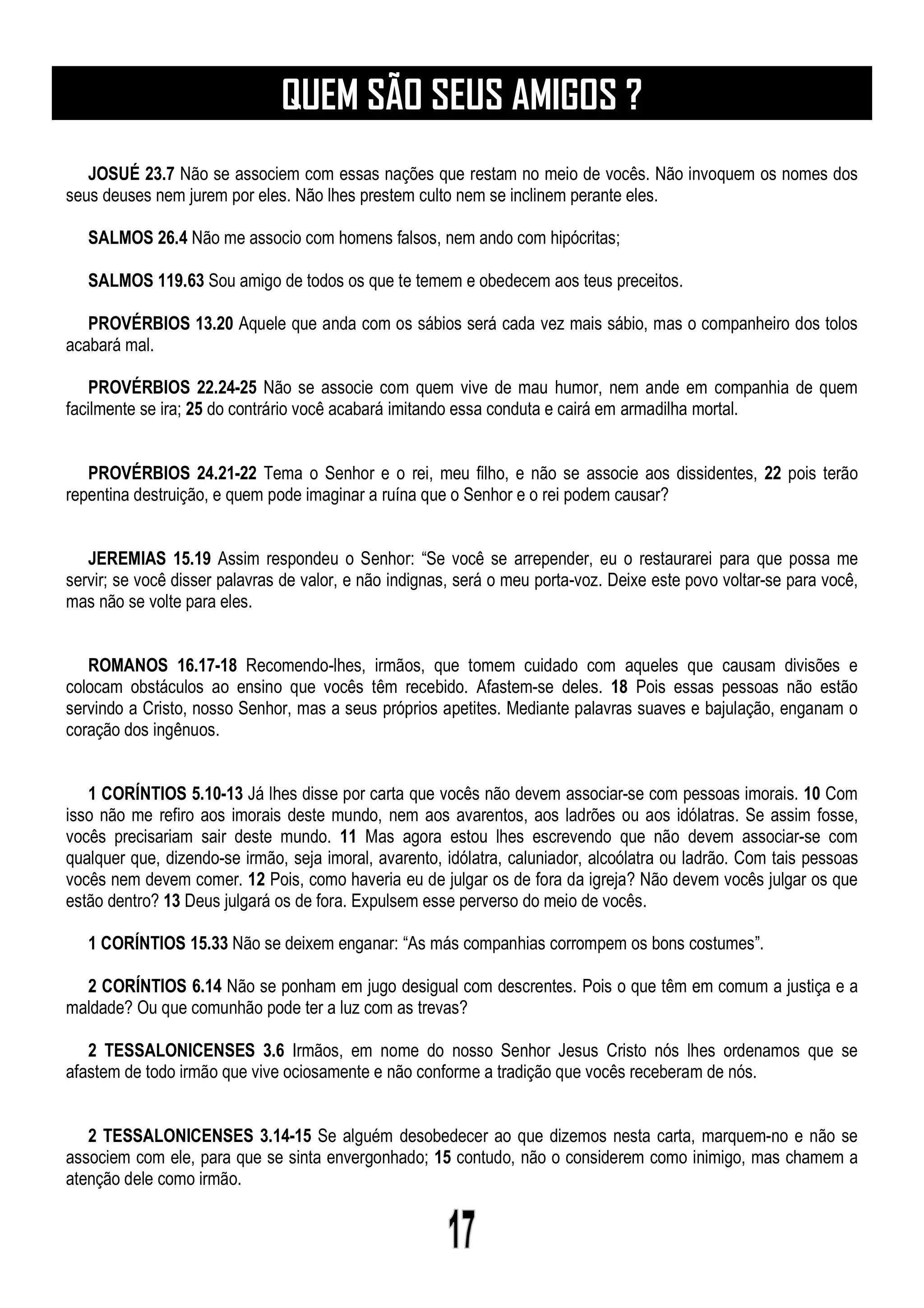 Doutrinas Bíblicas Estudos da Bíblia