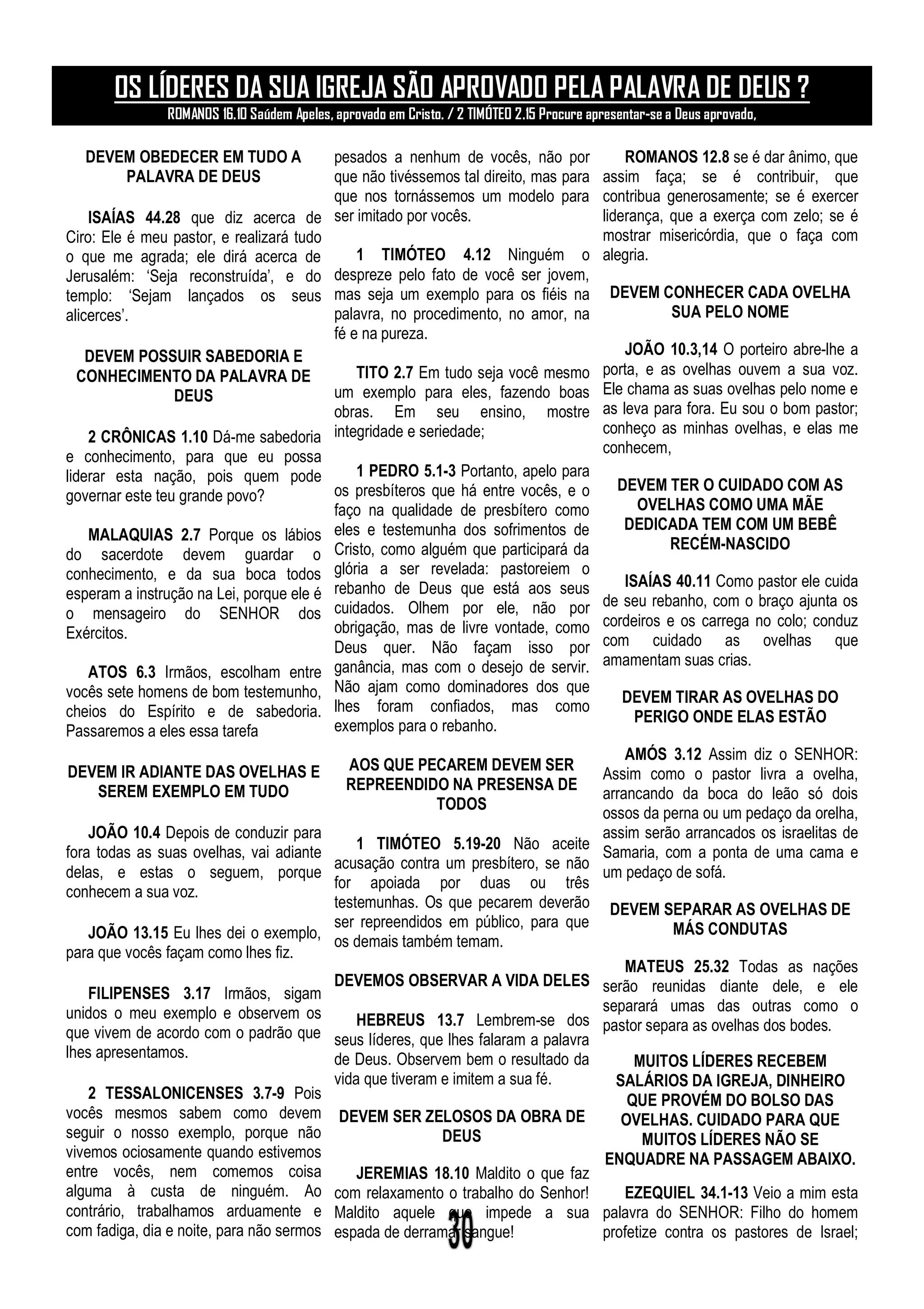 Doutrinas Bíblicas Estudos da Bíblia