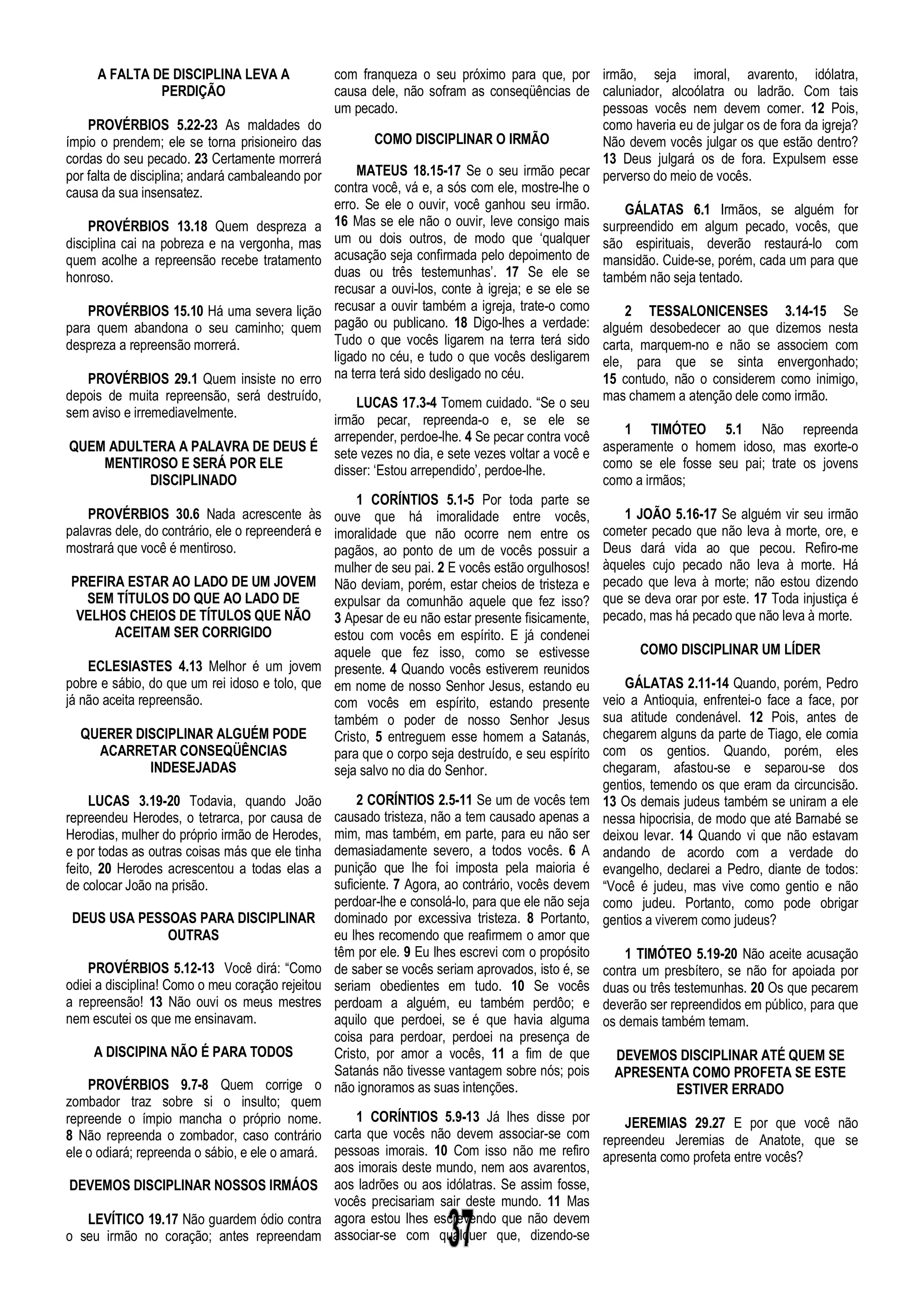 Doutrinas Bíblicas Estudos da Bíblia