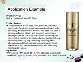 Skin Damage Application Example The effect of Diguanoside tetraphosphate (Gp₄G) on skin tissues | PDF