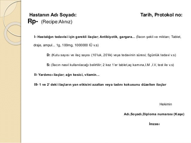 E Recete Dis Hekimligi Fakultesi