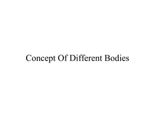 Concept Of Different Bodies
 