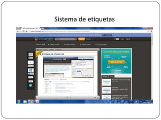 Sistema de etiquetas
 