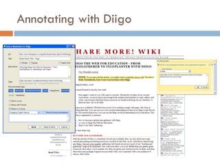 Annotating with Diigo 