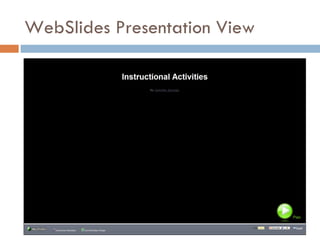 WebSlides Presentation View 
