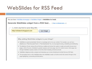 WebSlides for RSS Feed 
