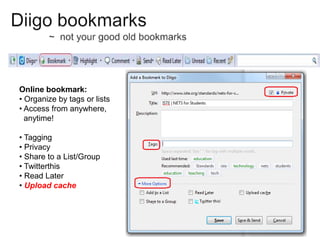 Research2.0collect, process, organize, evaluate, presentBookmark 