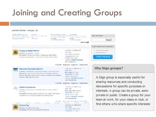 Joining and Creating Groups 