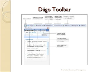 Diigo Toolbar




         Arna Sabic, Bosnien und Herzegowina
 
