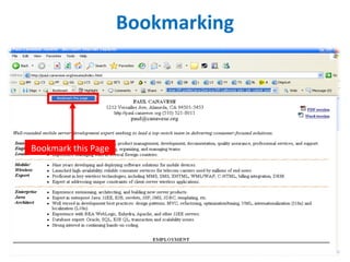 Bookmarking Bookmark this Page 