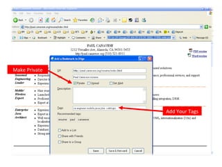 Make Private Add Your Tags 