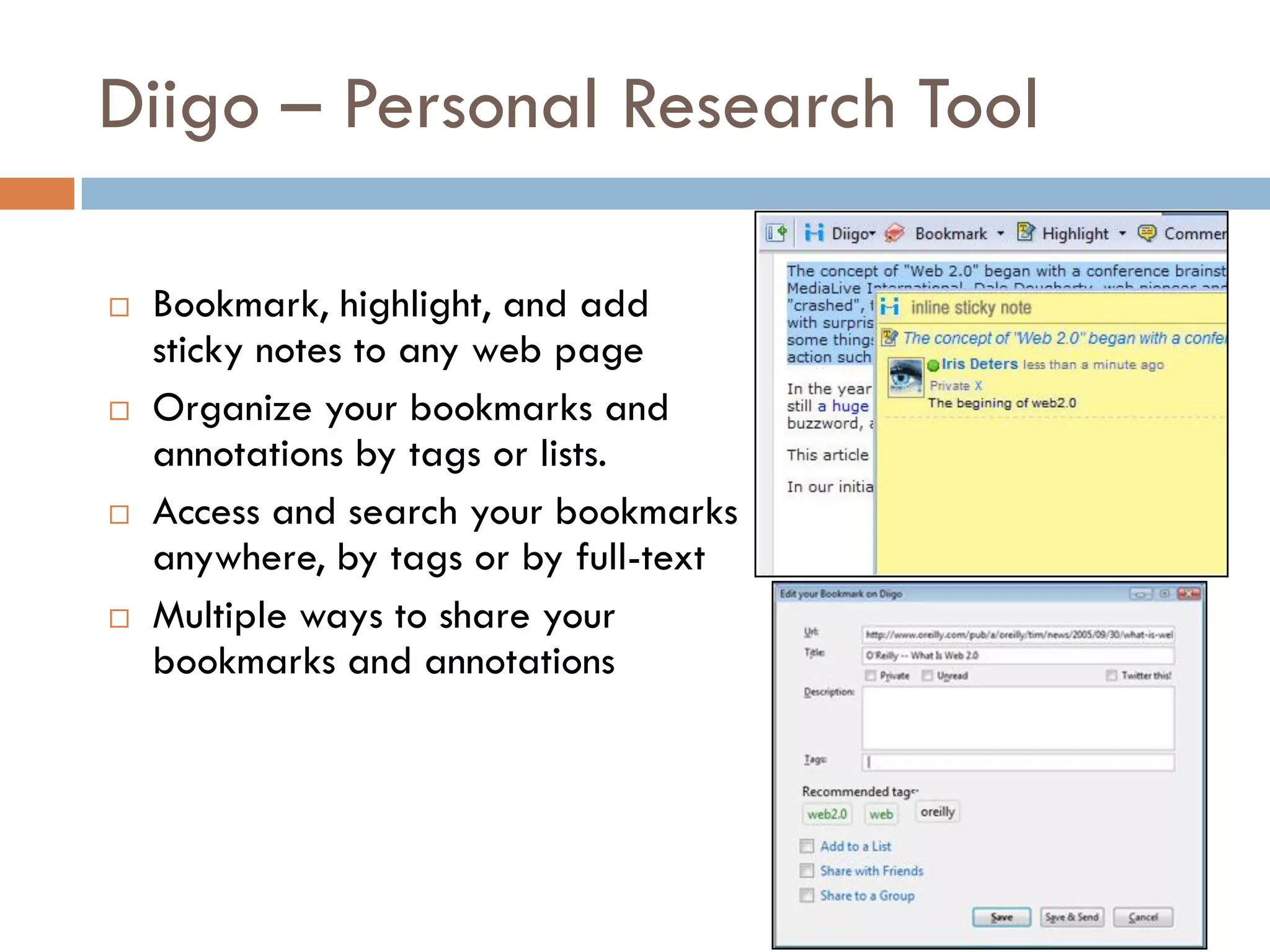 Dig Deeper with Diigo