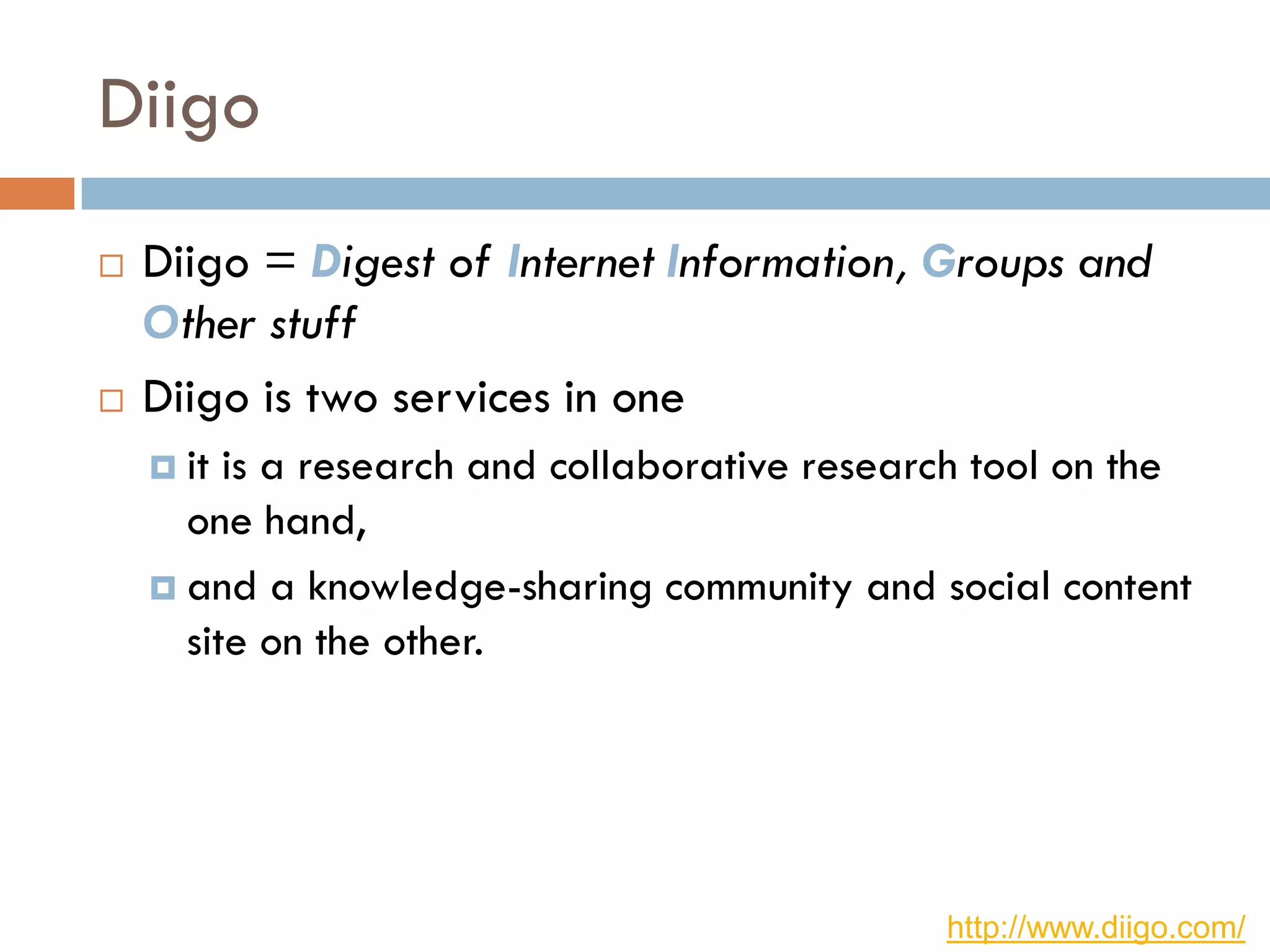 Dig Deeper with Diigo