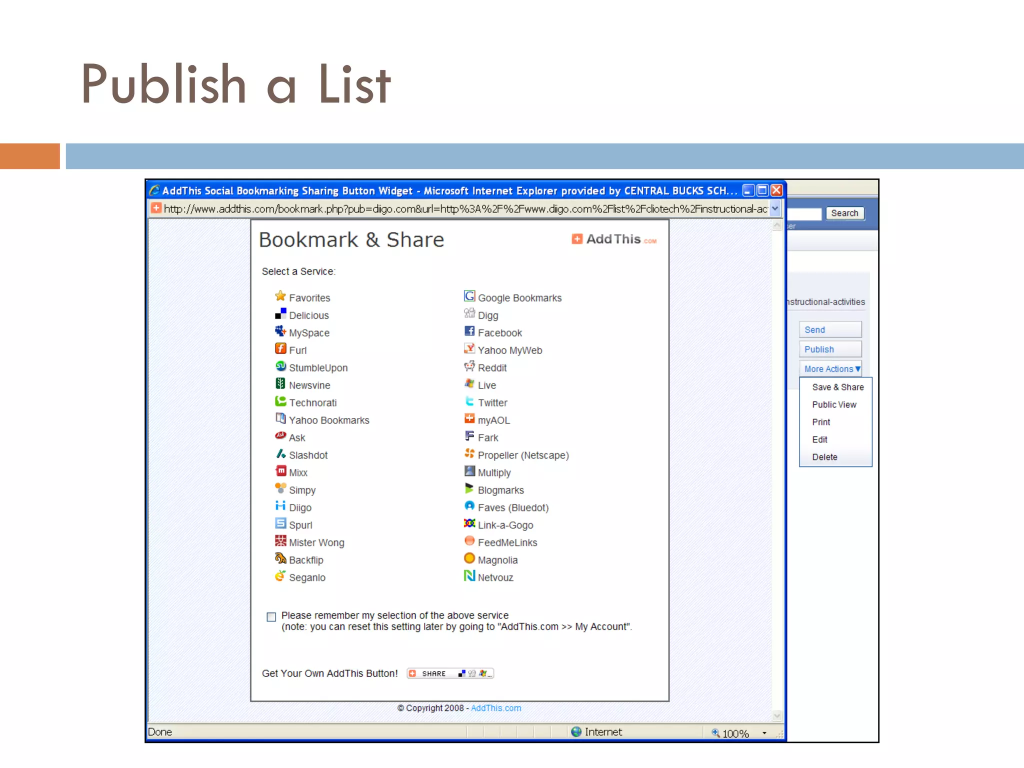 Dig Deeper with Diigo