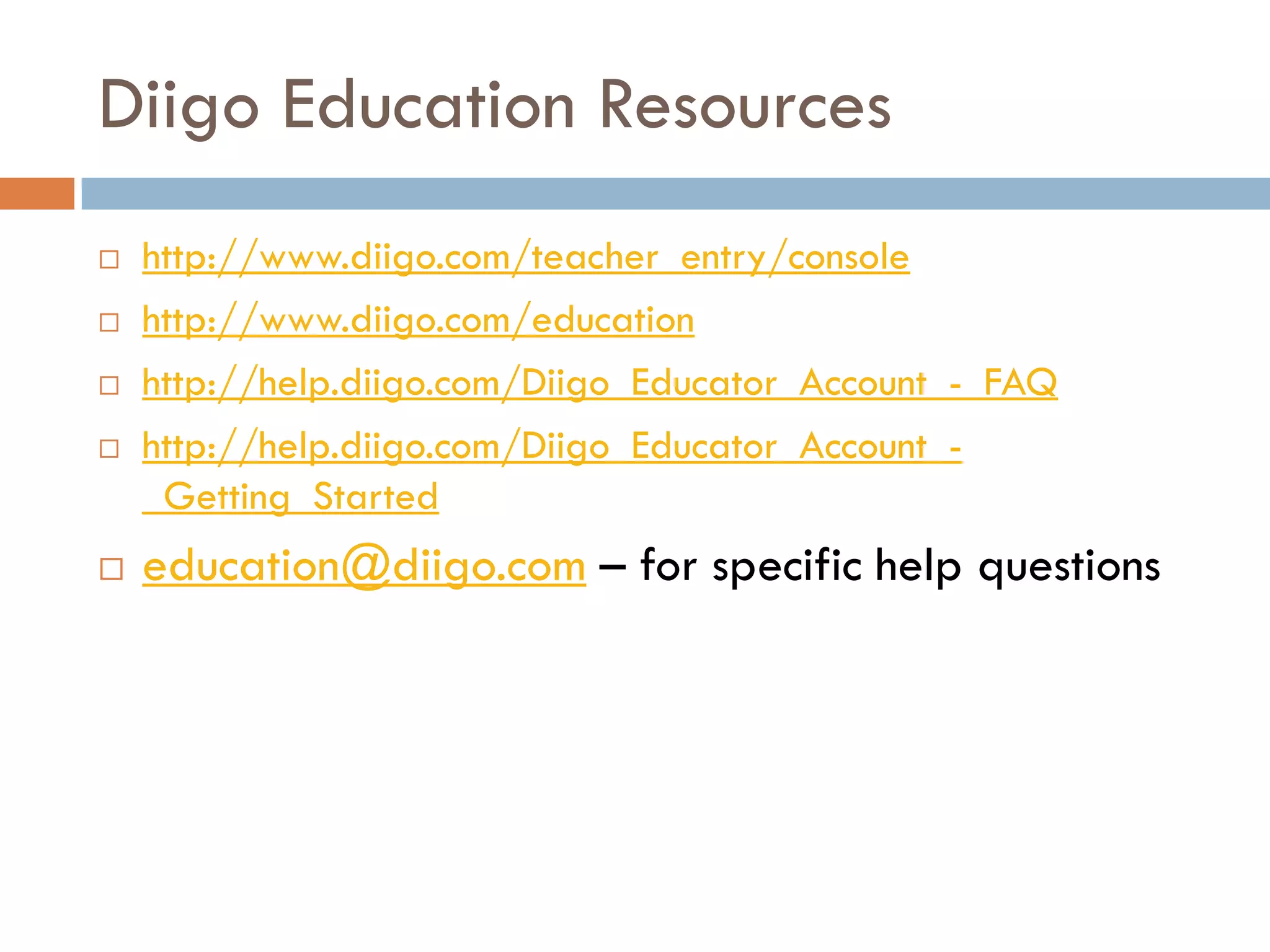 Dig Deeper with Diigo