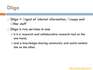 Dig Deeper with Diigo