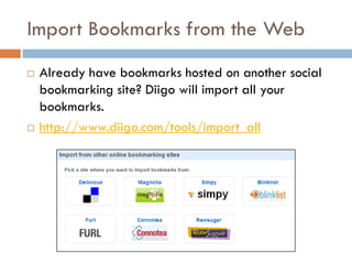 Dig Deeper with Diigo