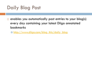 Dig Deeper with Diigo
