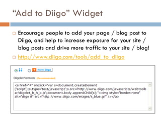 Dig Deeper with Diigo