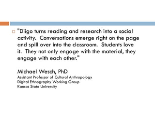 Dig Deeper with Diigo