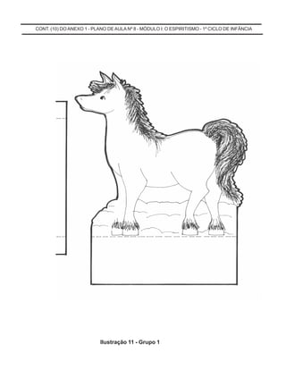 Ilustração 11 - Grupo 1
CONT. (10) DOANEXO 1 - PLANO DE AULANº 8 - MÓDULO I: O ESPIRITISMO - 1º CICLO DE INFÂNCIA
 