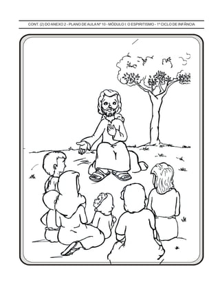 CONT. (2) DO ANEXO 2 - PLANO DEAULA Nº 10 - MÓDULO I: O ESPIRITISMO - 1º CICLO DE INFÂNCIA
 
